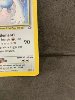 Lugia 9/111 Neo Genesis ITA Unlimited Holo Pokemon TCG PL - Image 4