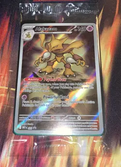 Pokemon TCG Alakazam 009 Mega Evolutions ETB Promo NM Sealed - Image 1