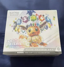 Pokemon TCG S&V Prismatic Evolutions Elite Trainer Box (ETB) - SEALED - In Hand - Image 1