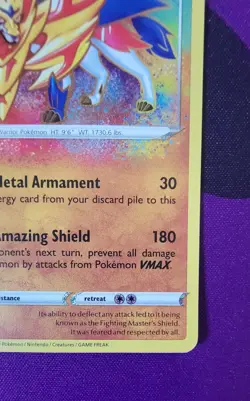 Zamazenta #102/185 Vivid Voltage Amazing Rare Holo Pokemon TCG - Image 5