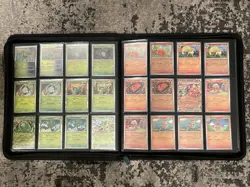 Pokemon Scarlet & Violet Twilight Masquerade Complete Master Set NM W/ Binder - Image 4