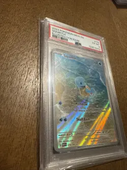 2023 Pokemon Scarlet & Violet En-151 Mew PSA 6 Squirtle Holo Illustration #170 - Image 2