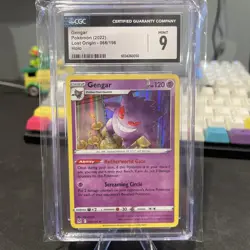 2022 Pokemon Gengar 066/196 Swsh11: Lost Origin Holo CGC MINT 9 - Image 1