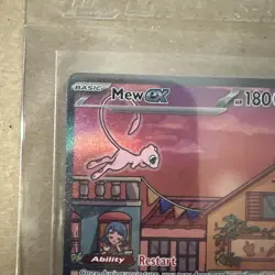Mew ex SVP 053 Pokemon TCG Scarlet Violet 151 Black Star Promo Full Art - Image 3