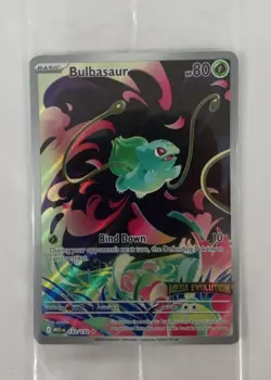 Pokemon Bulbasaur Mega Evolution 133/132 English BOX TOPPER SEALED - Image 1