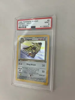 Pokemon Pidgeot Jungle 1st Edition Holo Rare #8 PSA 9 Mint - Image 1