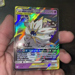 Solgaleo & Lunala GX 75/236 Cosmic Eclipse Ultra Rare Holo Pokemon Card NM - Image 1