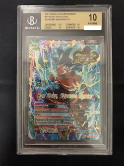 dragon ball super card game Son Goku BT16-001 World Championship 2021 BGS10 JP - Image 1