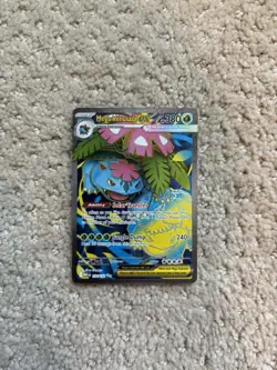 Pokemon Mega Evolution Mega Venusaur EX Ultra Rare Card 155/132 NM - Image 1