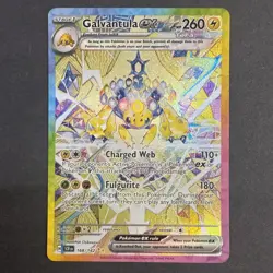 Galvantula ex 168/142 Sv07: Stellar Crown Holo Pokemon TCG card rare NM/M - Image 1