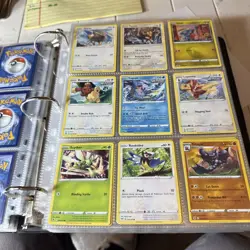 Poke’mon Lot Mixed Binder Collection 830+ Common Cards - Image 3