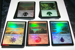 235x Foundations Foil C/UC/Basic Land card lot w/1x Empty Bundle Box MTG - Image 2