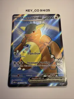 Pokemon TCG Ultra Rare Kangaskhan EX #190/165 Scarlet and Violet 151 Card - Image 1