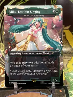 MTG | Miku, Lost but Singing - Azusa [Secret Lair Hatsune Miku] NF ENG - Image 1