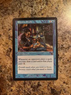 Rhystic Study Prophecy #45 2000 MTG Magic the Gathering 🔥 - Image 1