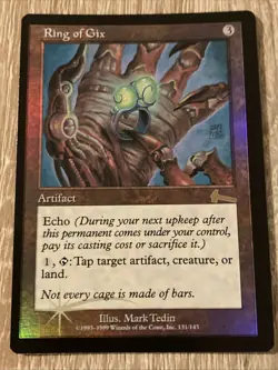 Ring Of Gix Foil Urza's Legacy - Near Mint - Image 1