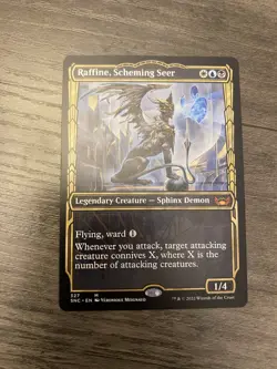 Magic the Gathering MTG Raffine Scheming Seer Showcase NM - Image 2