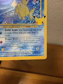 Pokemon TCG Shining Magikarp 66/64 Celebrations: Classic Collection Holo - Image 4