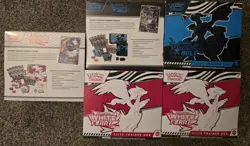 Pokemon SV 2 Black Bolt & 3 White Flare Elite Trainer Box ETB Lot Of 5 - Image 2