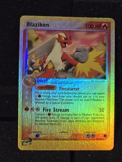 POKEMON Blaziken 3/109 Ruby and Sapphire Reverse Holo - Image 1