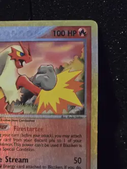POKEMON Blaziken 3/109 Ruby and Sapphire Reverse Holo - Image 4