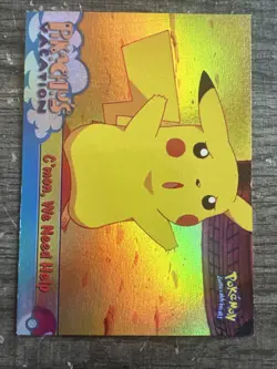 Pokemon Pikachu's Vacation C'Mon We Need Help #53 Blue Logo - Image 1