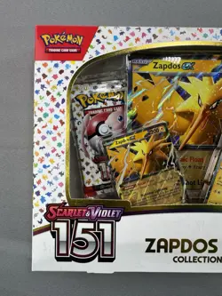 Pokemon TCG Scarlet & Violet 151 Zapdos EX Collection Box NEW SEALED - Image 2