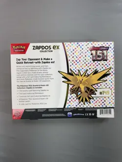 Pokemon TCG Scarlet & Violet 151 Zapdos EX Collection Box NEW SEALED - Image 4