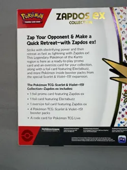 Pokemon TCG Scarlet & Violet 151 Zapdos EX Collection Box NEW SEALED - Image 5