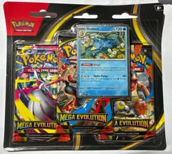 Pokemon Mega Evolution 3 Pack - Blister Factory Sealed - Image 1