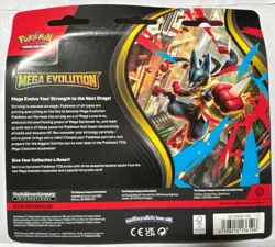 Pokemon Mega Evolution 3 Pack - Blister Factory Sealed - Image 2