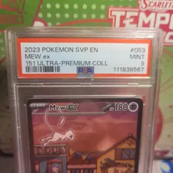Pokemon 2023 Mew ex 053 Full Art Promo 151 Ultra Premium Collection PSA 9 - Image 2