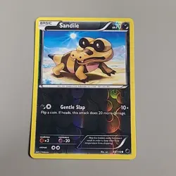 Sandile - 68/116 - Common - Reverse Holo - Plasma Freeze - Pokemon TCG - Image 1