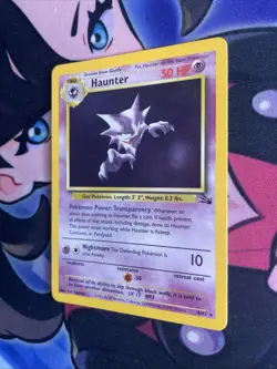 Haunter - 6/62 Fossil Unlimited Holo Rare Pokemon - MP - Image 3