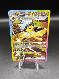 Pokemon Prismatic Evolutions: Jolteon ex SIR #153 NM Special Illustration Rare - Image 1