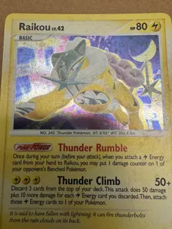 Pokemon TCG Raikou Pokemon Promos 16/132 Cracked Ice Holo - Image 4