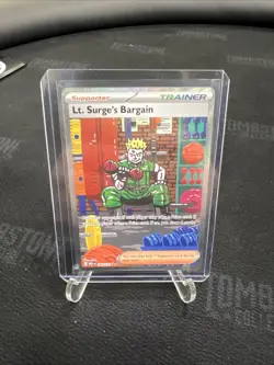 Lt. Surge's Bargain (Special Illustration Rare) 185/132 - Mega Evolution Pokemon - Image 1