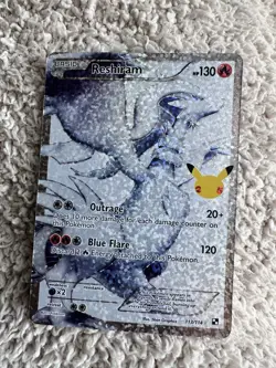 Reshiram 113/114 Celebrations Classic Collection Pokemon 2021 - Image 1