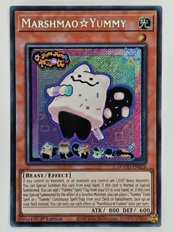 Yu Gi Oh - DOOD-EN024 Marshmao ⚝ Yummy - Secret Rare - Image 1