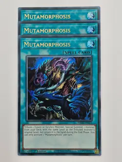 Yu Gi Oh - 3x MP25-EN171 Mutamorphosis - Ultra Rare - Image 1