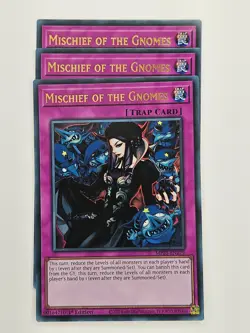 Yu Gi Oh - 3x MP25-EN279 Mischief of the Gnomes - Ultra Rare - Image 1