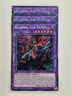 Yu Gi Oh - 3x MP25-EN103 Azamina Ilia Silvia - Prismatic Secret Rare - Image 1