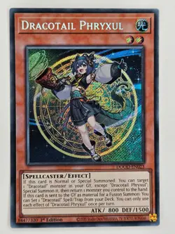 Yu Gi Oh - DOOD-EN023 Dracotail Phryxul - Secret Rare - Image 1