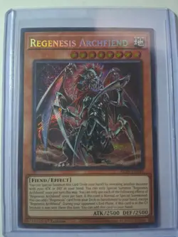 Regenesis Archfiend - ALIN-EN016 - Secret Rare - 1st Edition Yu-Gi-Oh! M/NM - Image 1