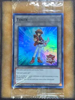 Yugioh Jaden Yuki Token TKN5-EN012 Super Rare SEALED - Image 1