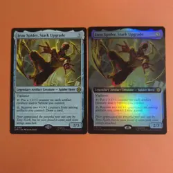 MTG Iron Spider Stark Upgrade Foil English 2 Card Set - Image 1