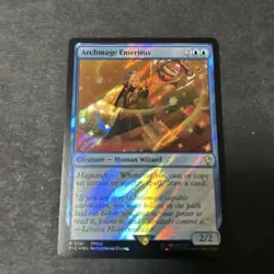 Surge Foil Professor Emeritus Great Magician Archmage Emeritus Card Game - Image 1