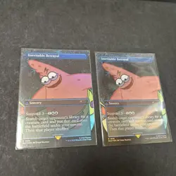 SpongeBob Secret Lair Foil Magic the Gathering MTG Betrayal 2 Pieces - Image 1