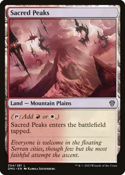 Sacred Peaks 1x MtG Dominaria United SP/NM - Image 1