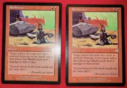 2X PLAY SET, MTG, MAGIC: SKULLSCORCH, TORMENT, EXCELLENT, LP, REGULAR 114/143 - Image 1
